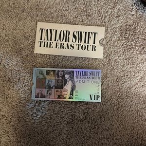 Taylor swift VIP TICKET